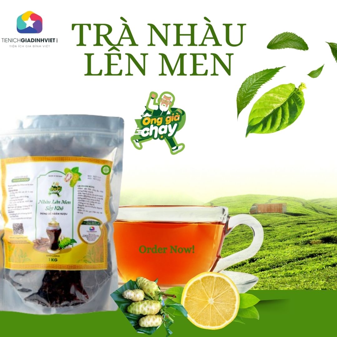 Green and White Minimalist Herbal Tea Promotion Instagram Post